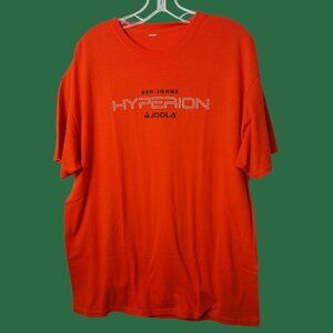 Joola Ben Johns Hyperion  Graphic T-Shirt Short Sleeve Unisex Orange Large